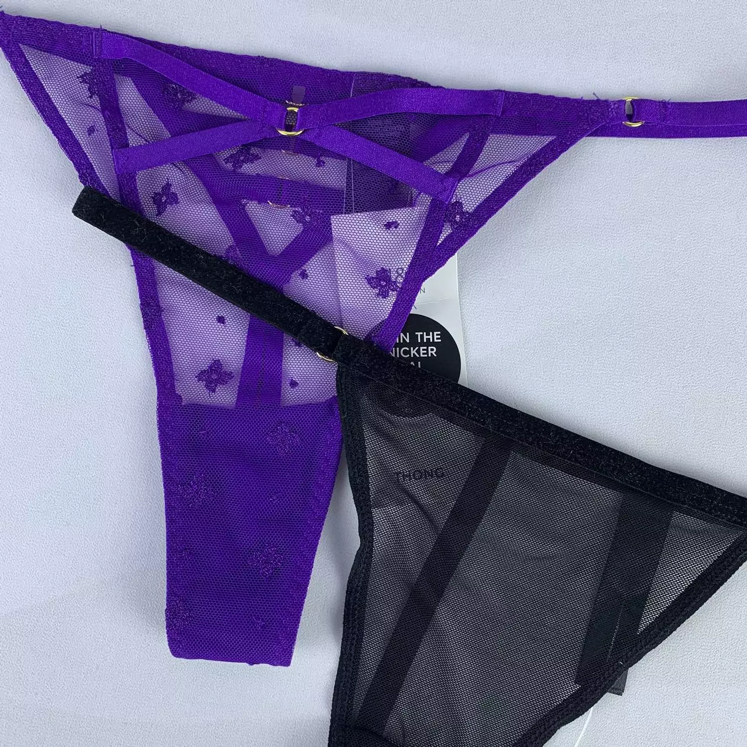 Lace lingerie panty thong from primark uk/ marks& spencer 1