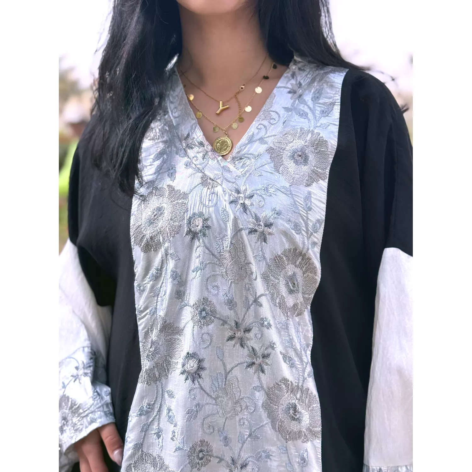 Black and white kaftan-2nd-img