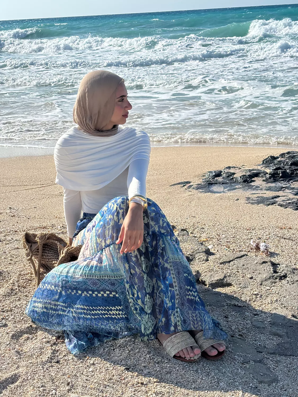 Boho Bleunuit Maxi Skirt image