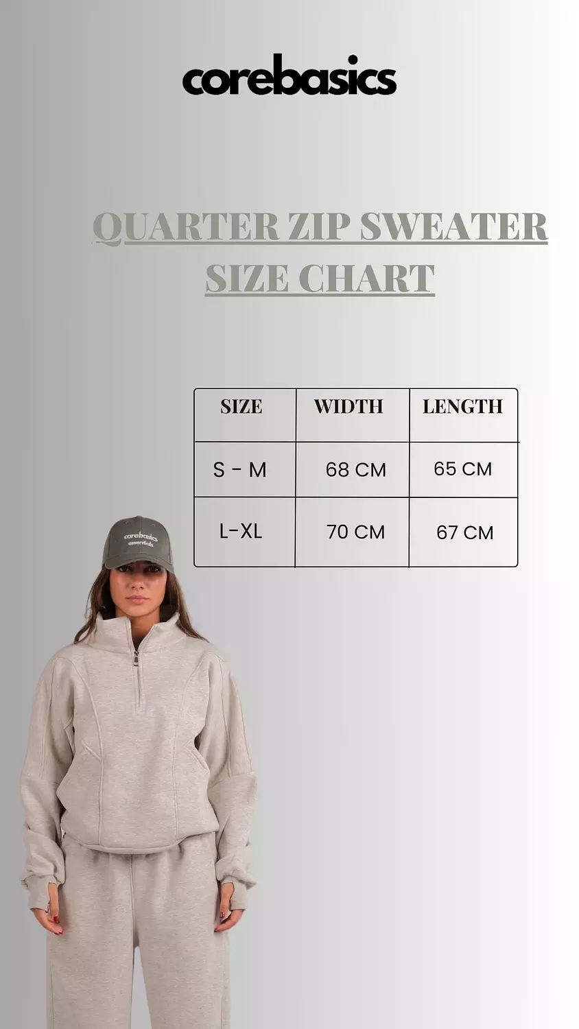 Finger Quarter zip Sweater  11