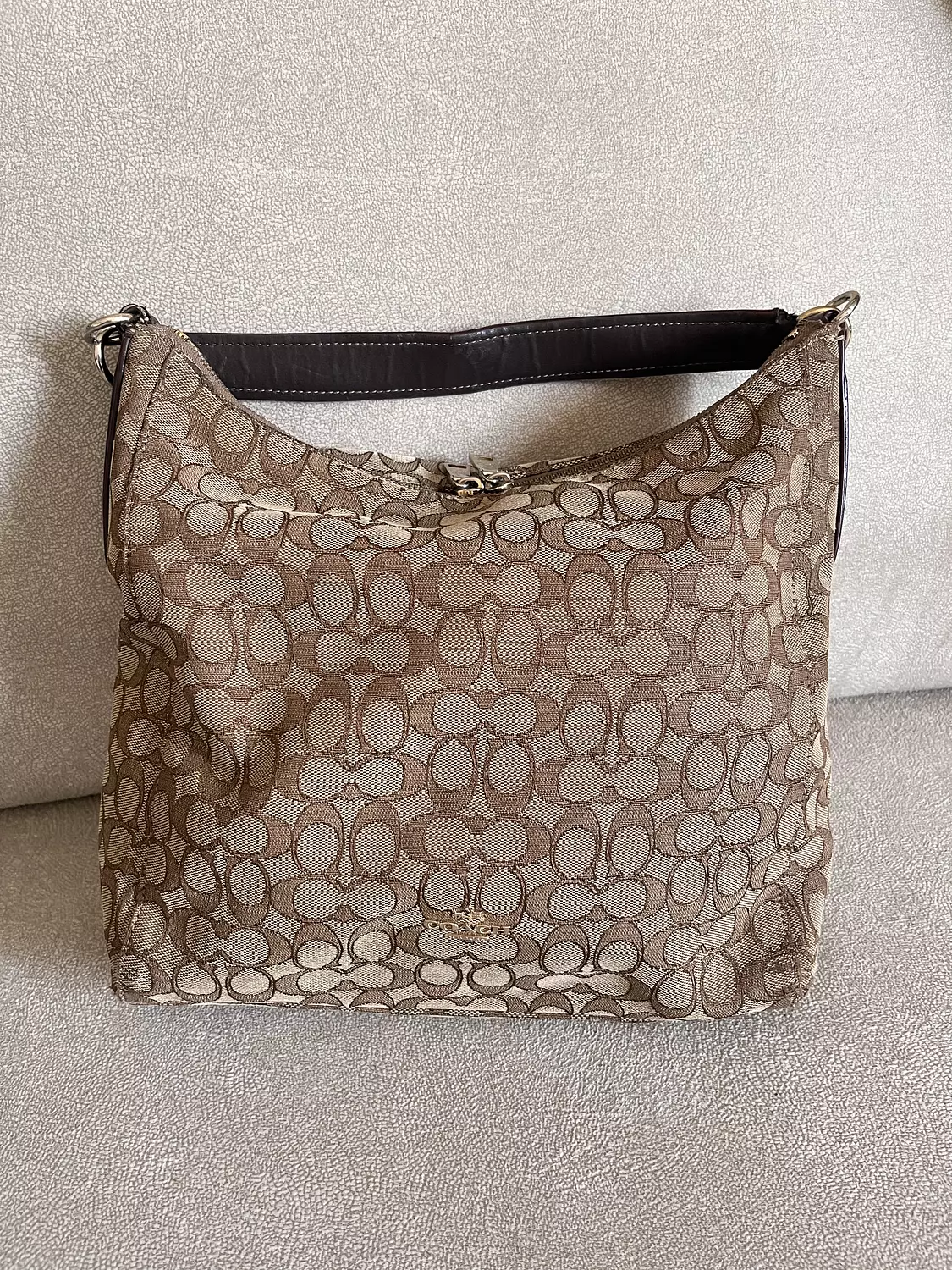 Authentic coach vintage monogram bag hover image