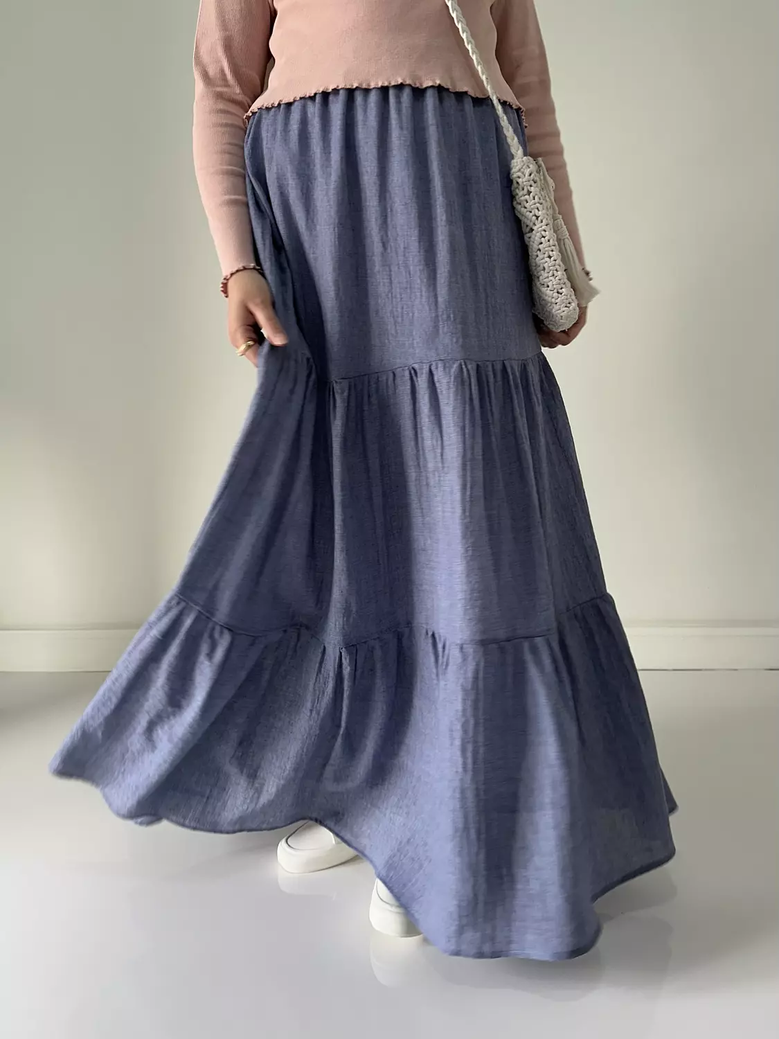 Levoil Linen Skirt 1