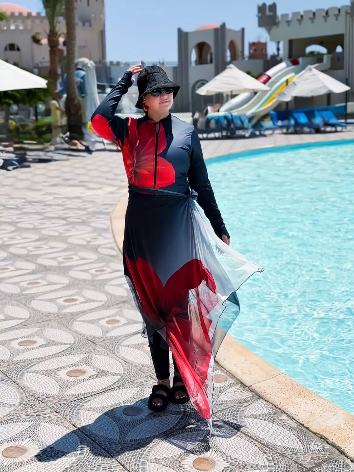 Noir Rouge burkini 6