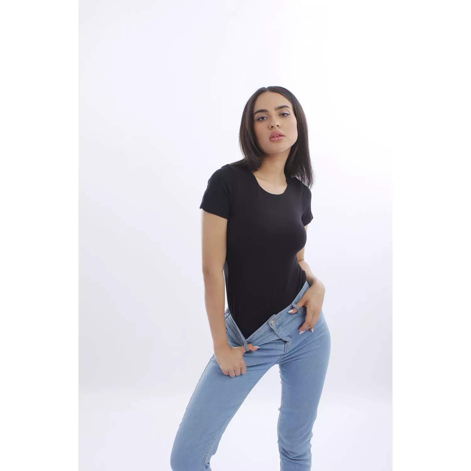BASIC T-SHIRT cotton (DOUBLE LAYERED TOP) 4