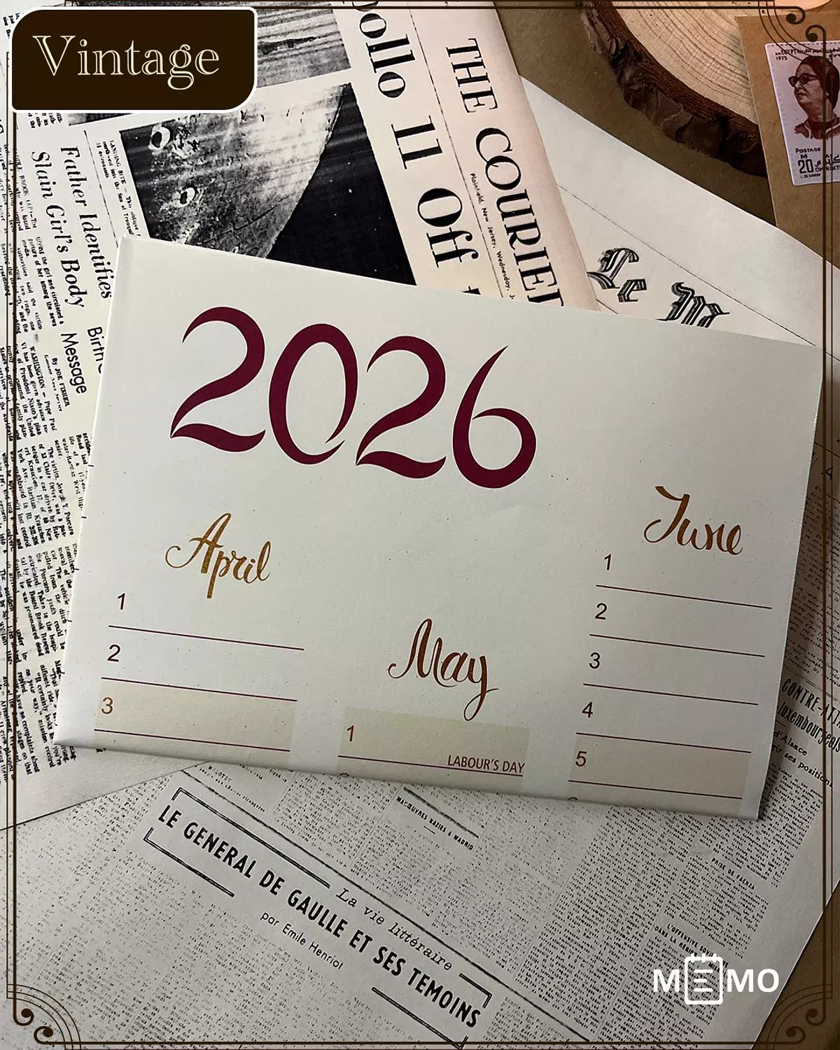 Memo Weekly Monitor 2026 (Vintage)  11