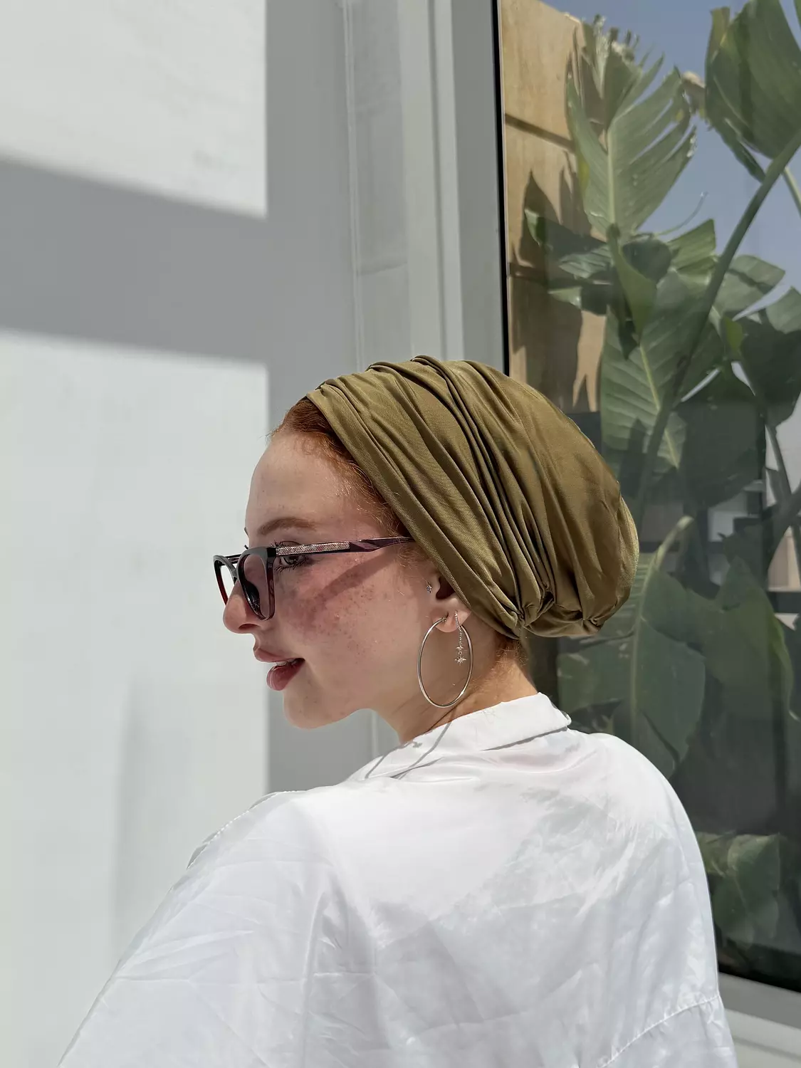 The warm olive turban  1