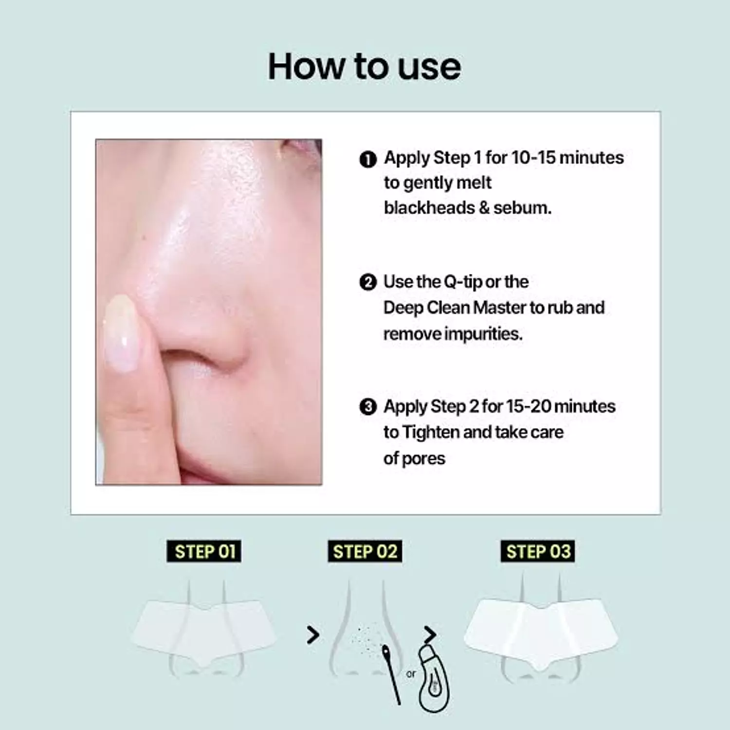 ilso - Natural Mild Clear Nose Pack (5pcs) hover image