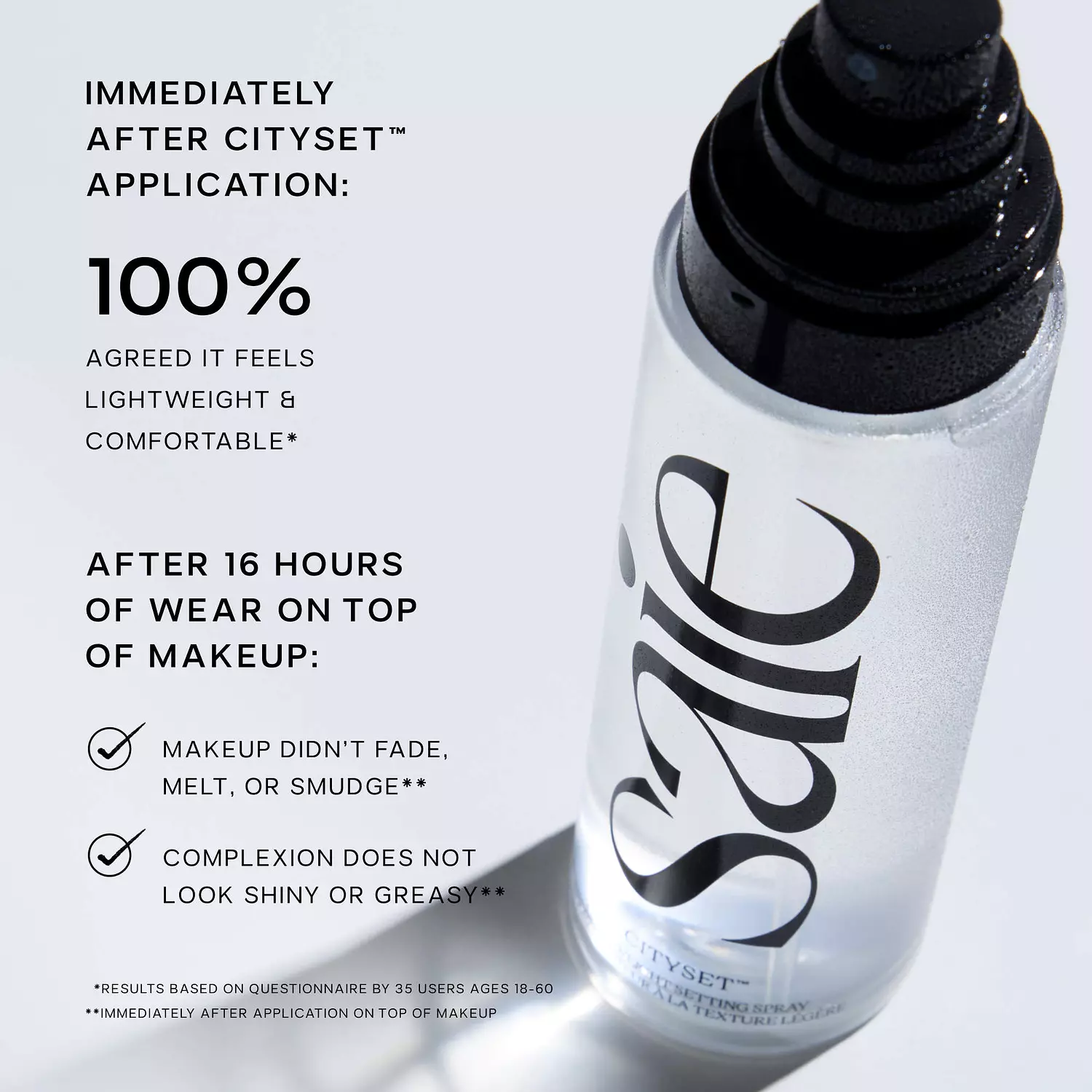 Saie  CitySet™ Ultra-Fine Mist Setting Spray with 16 Hour Wear 3