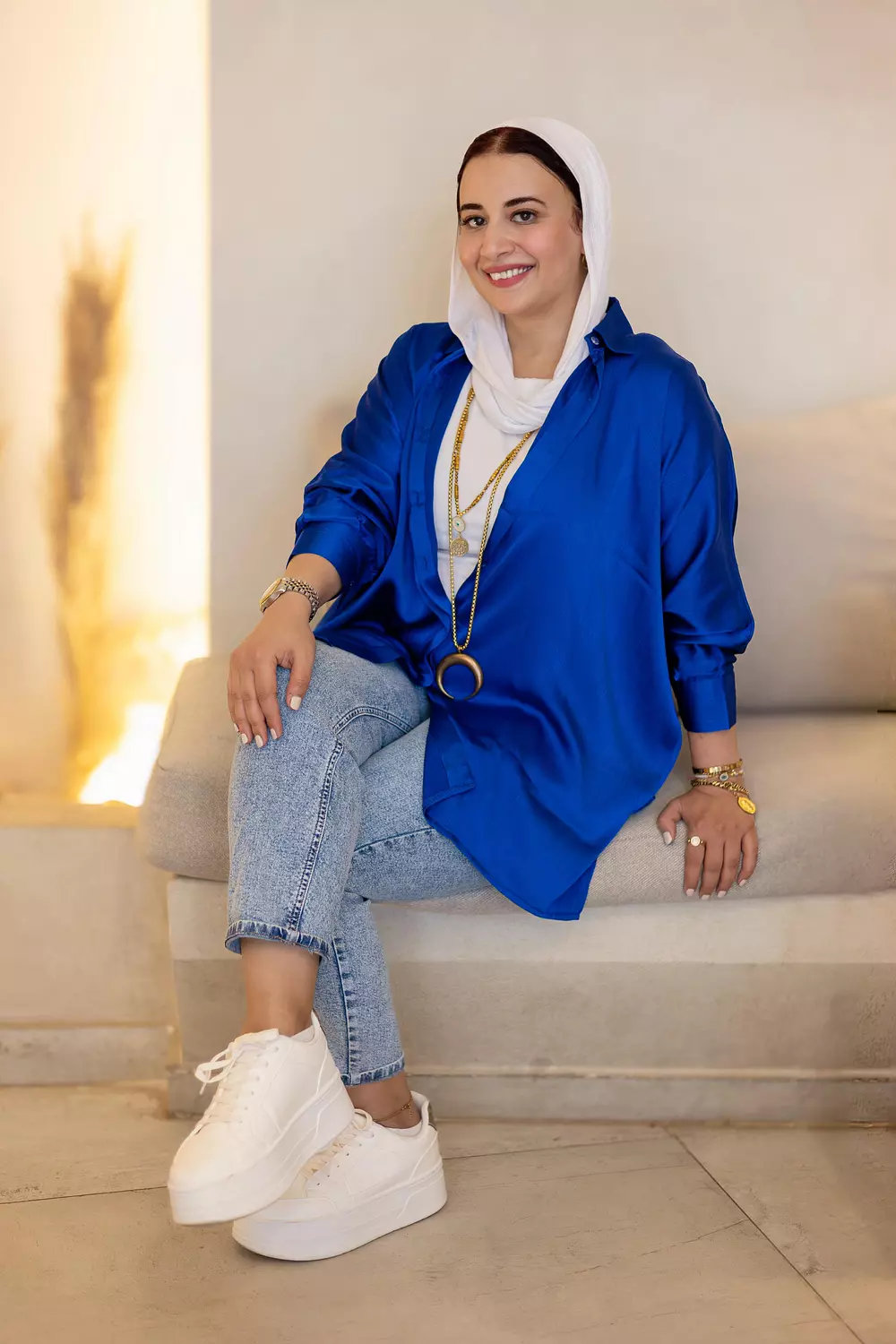 navy blue satin shirt 1