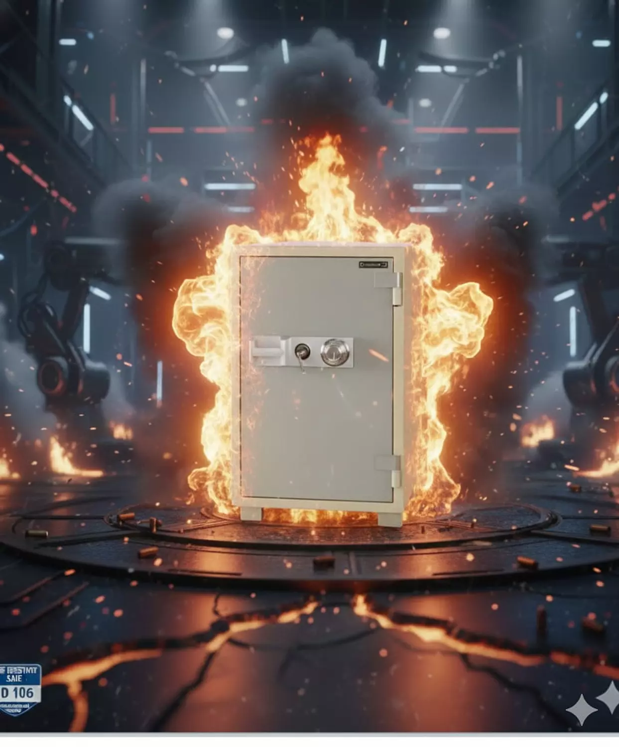 (LG) SD 106 كوري ضد الحريق بكره 85 سم image