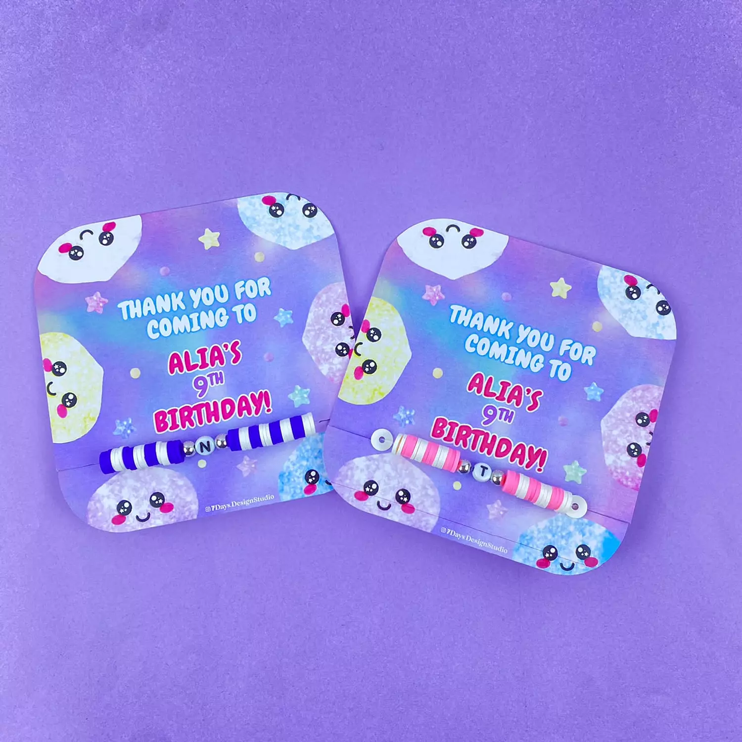 Squishy & Sparkly Chain Card 1