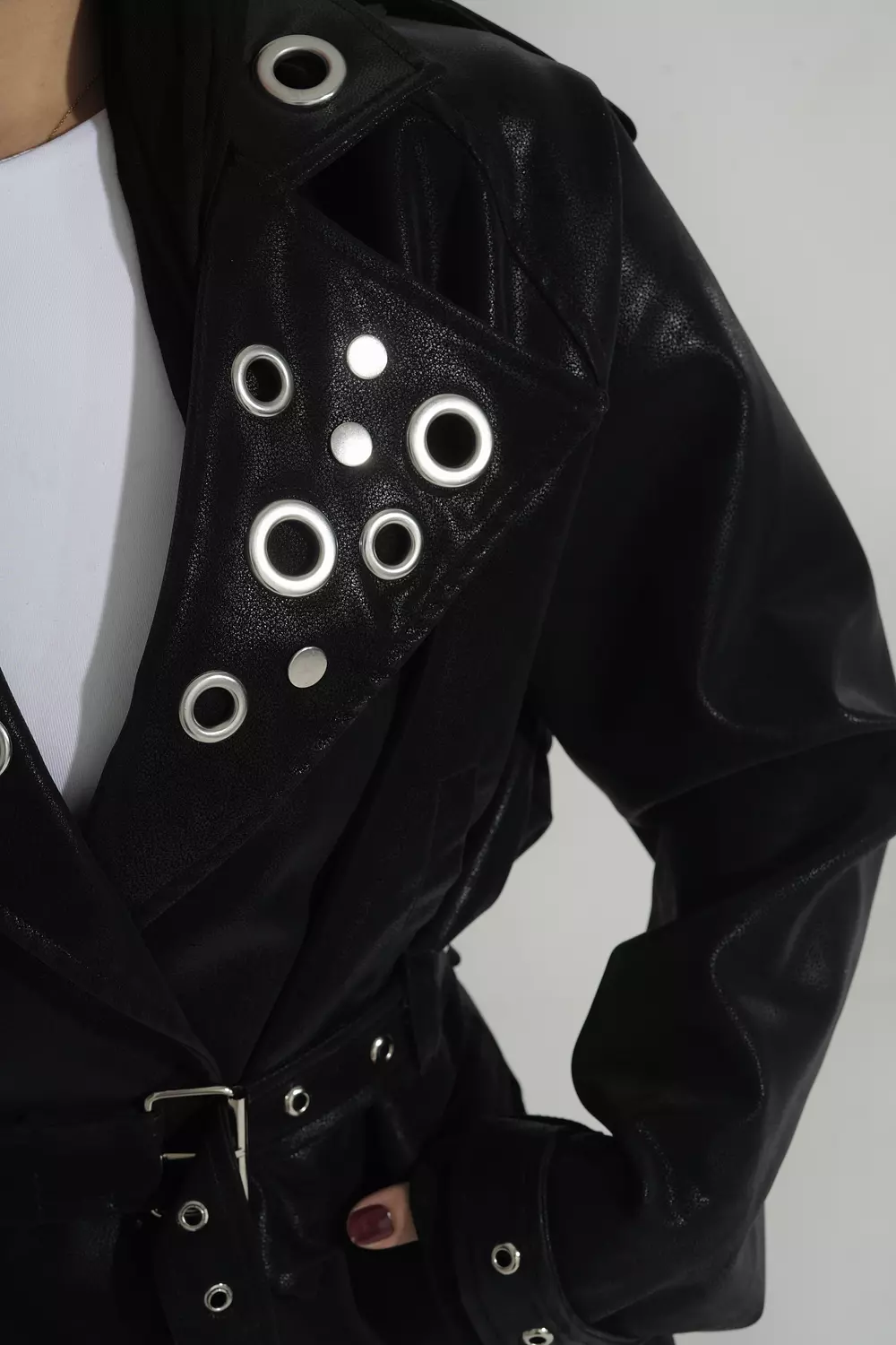 Noir Belted Jacket 4