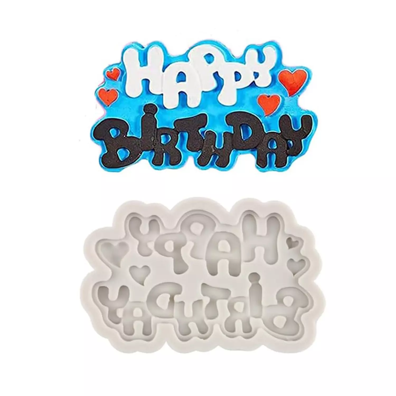 Happy Birthday silicone mold
