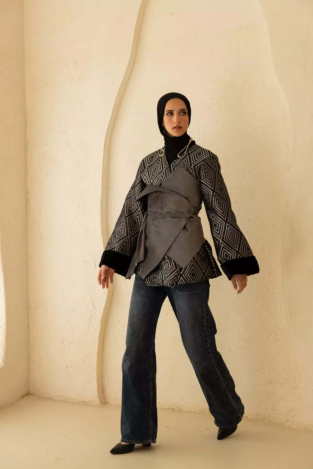 Brocade kimono jacket  image