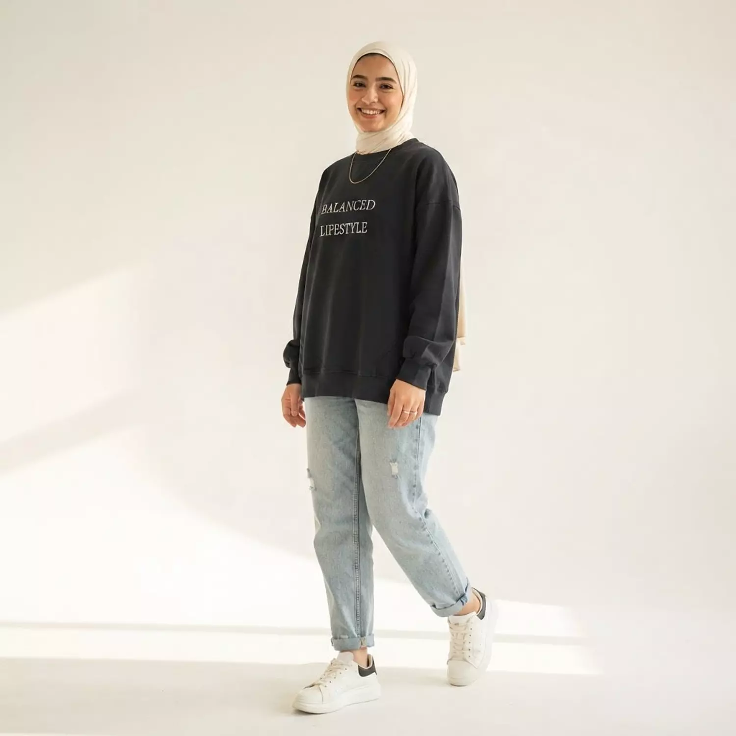 Printed Crewneck Sweatshirt 1