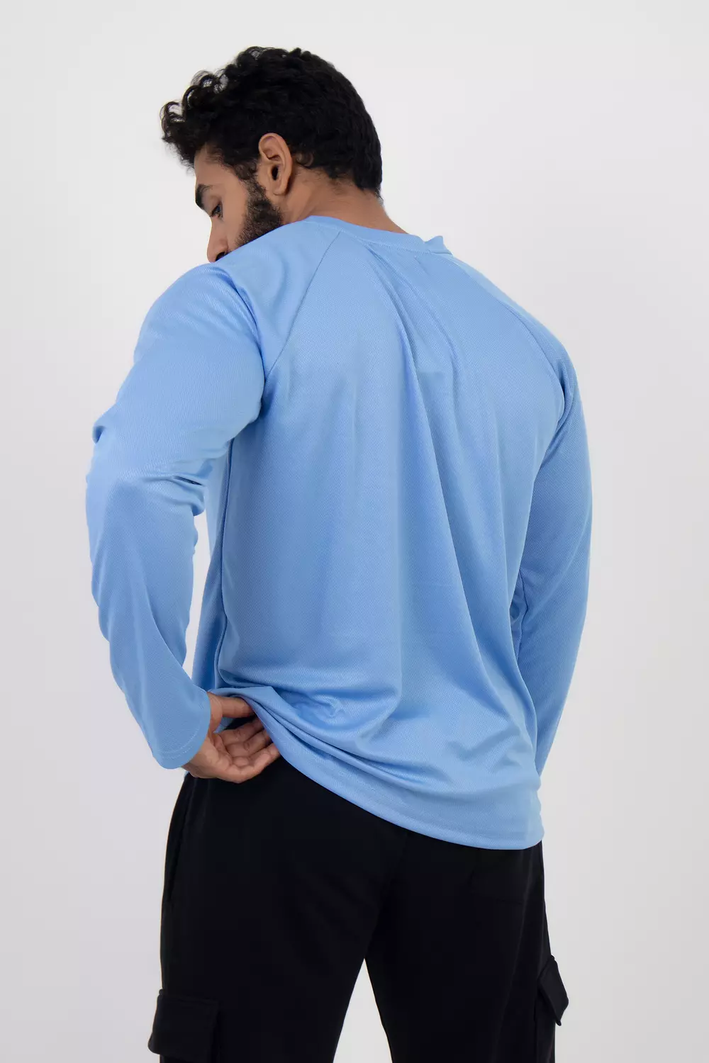 Blue Long Sleeve T-Shirt 1