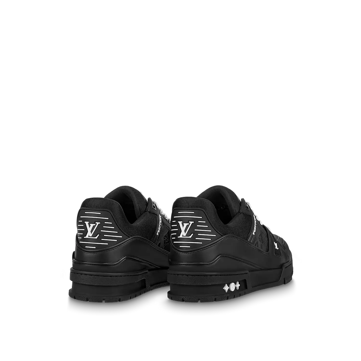 Louis Vuitton LV Trainer Black Embossed Monogram hover image