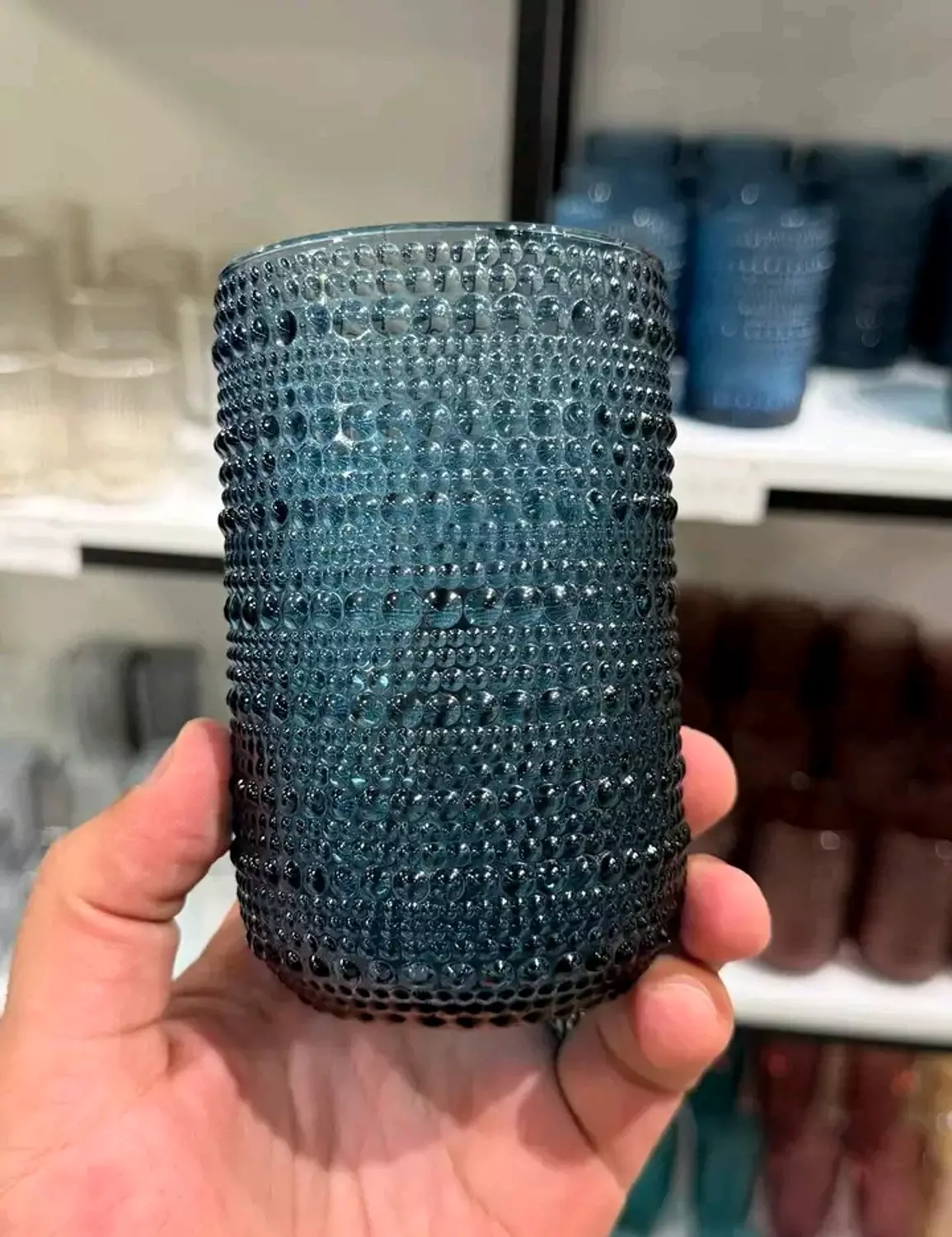 طقم شوب زجاج محبب image