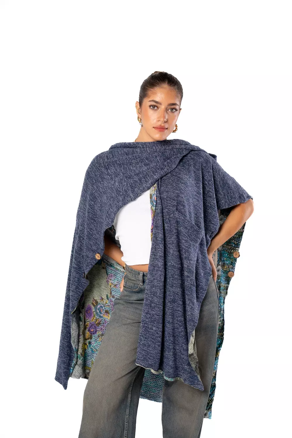 Haven Double Face Poncho 26