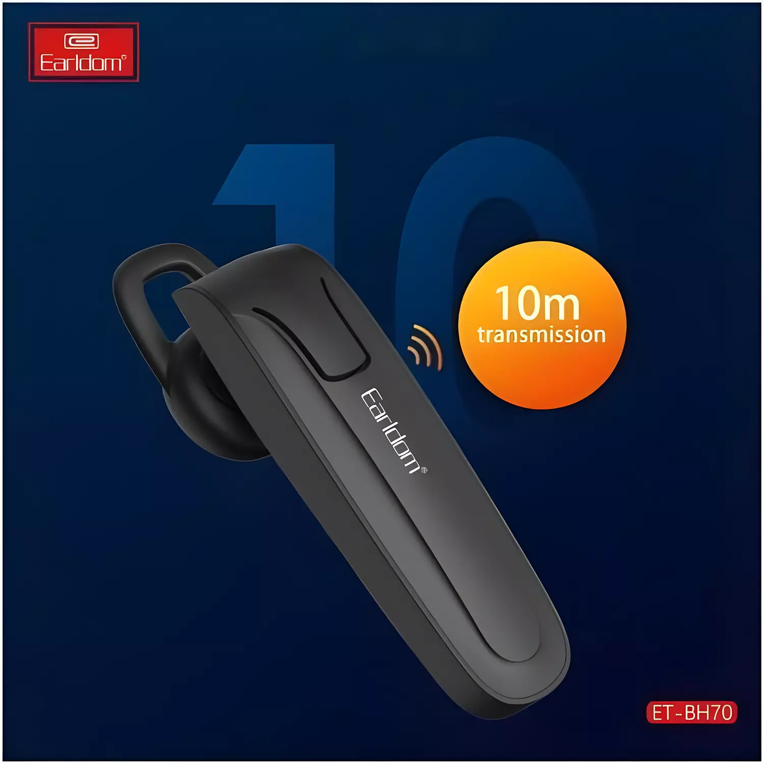 Bluetooth Earphone with Built-in Microphone - Up to 4 Hours of Playtime - Earldom BH70 6