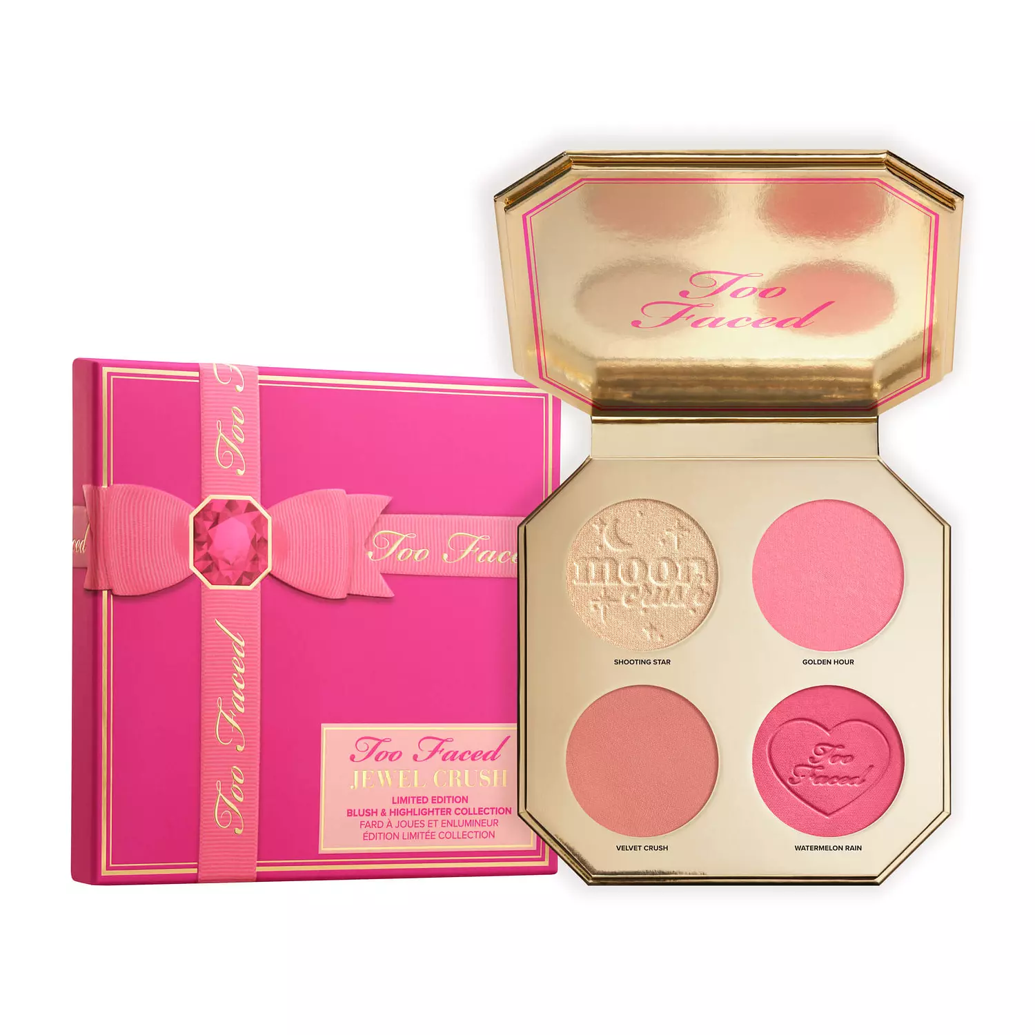 Too faced Jewel Crush Blush & Highlighter Face Palette 2
