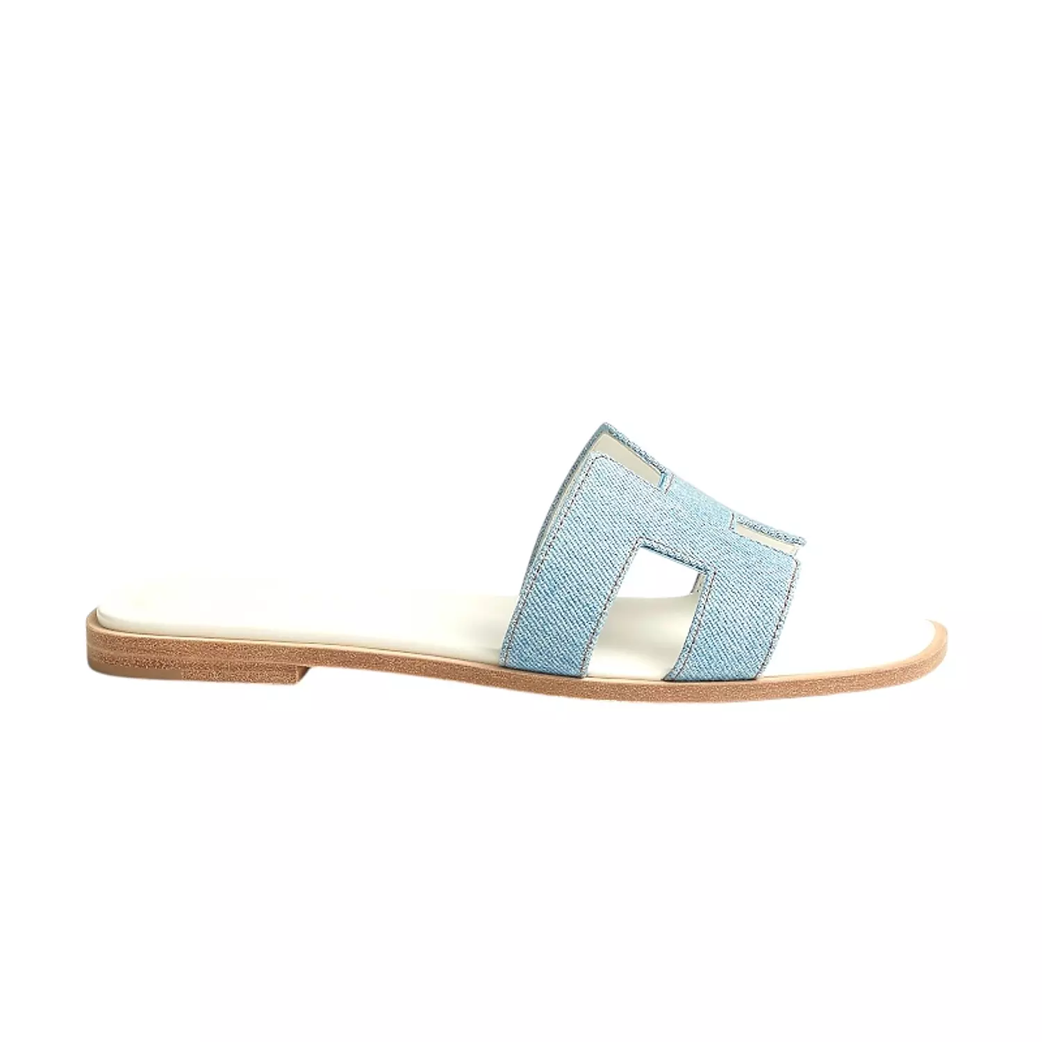 Hermes Pre-Owned Oran Sandals | Blue image