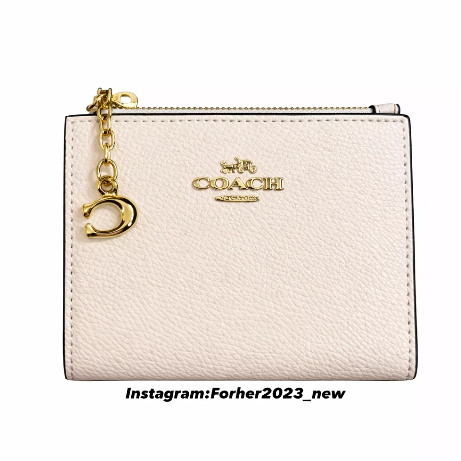 Coach bifold wallet offwhite  image