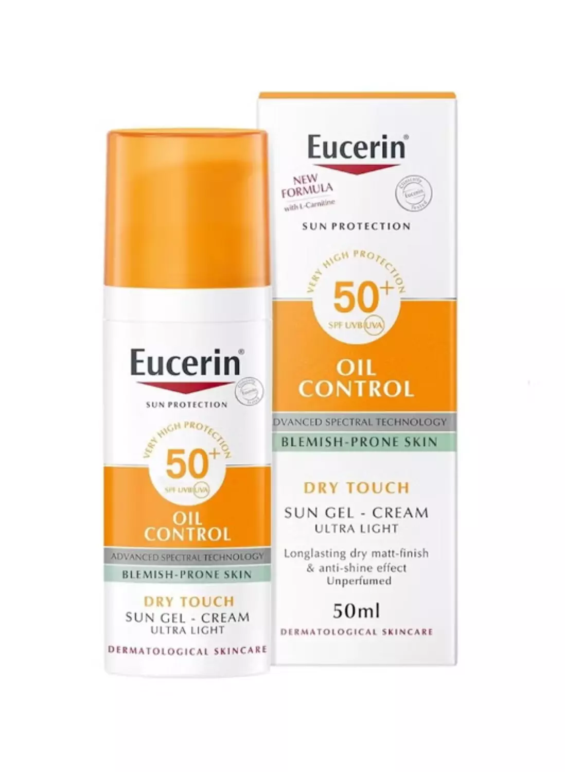 EUCERIN OIL CONTROL SUNSCREEN DRY TOUCH GEL CREAM SPF + 50 - 50 ML 1