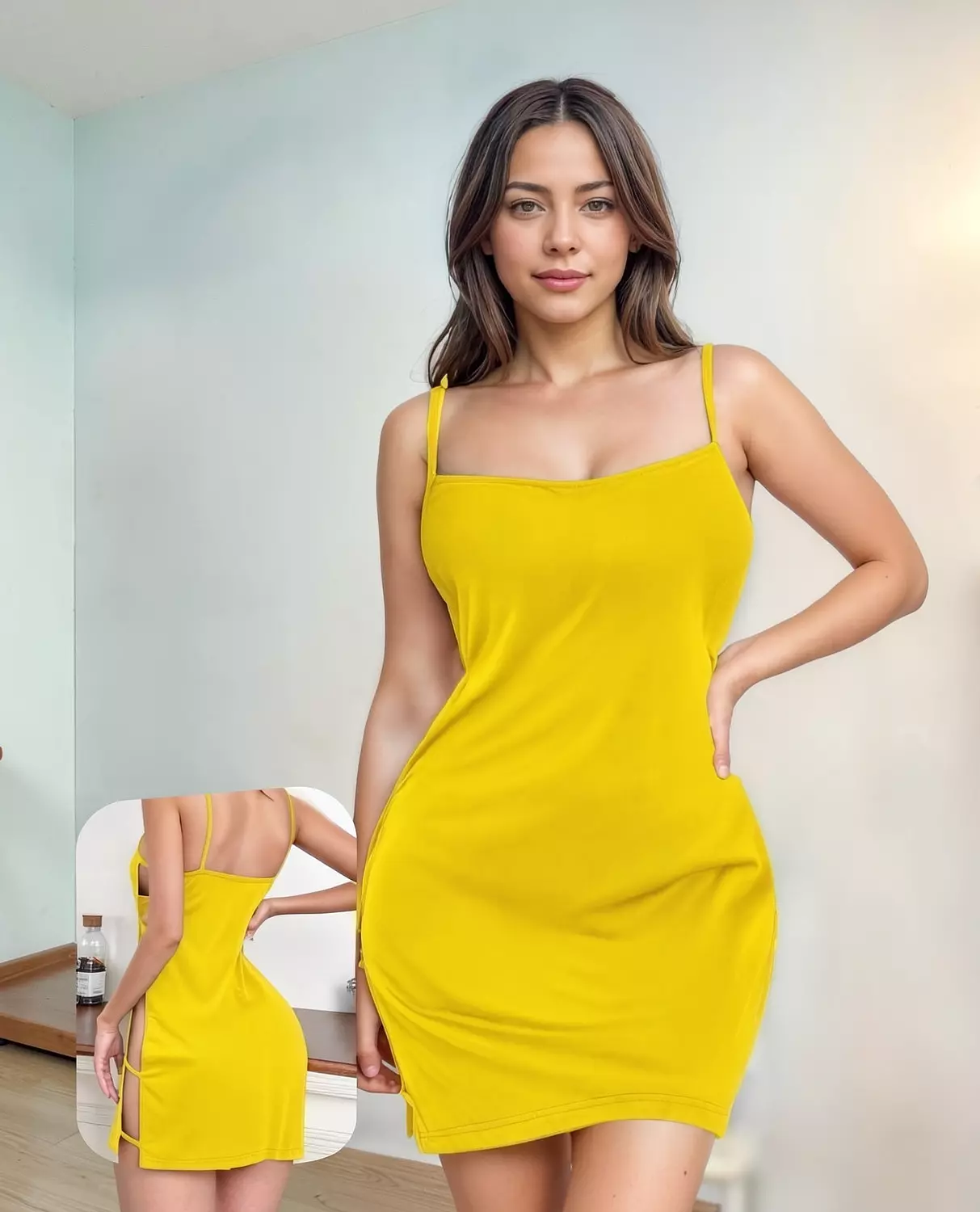 Sleek Slip Dress Lingerie hover image