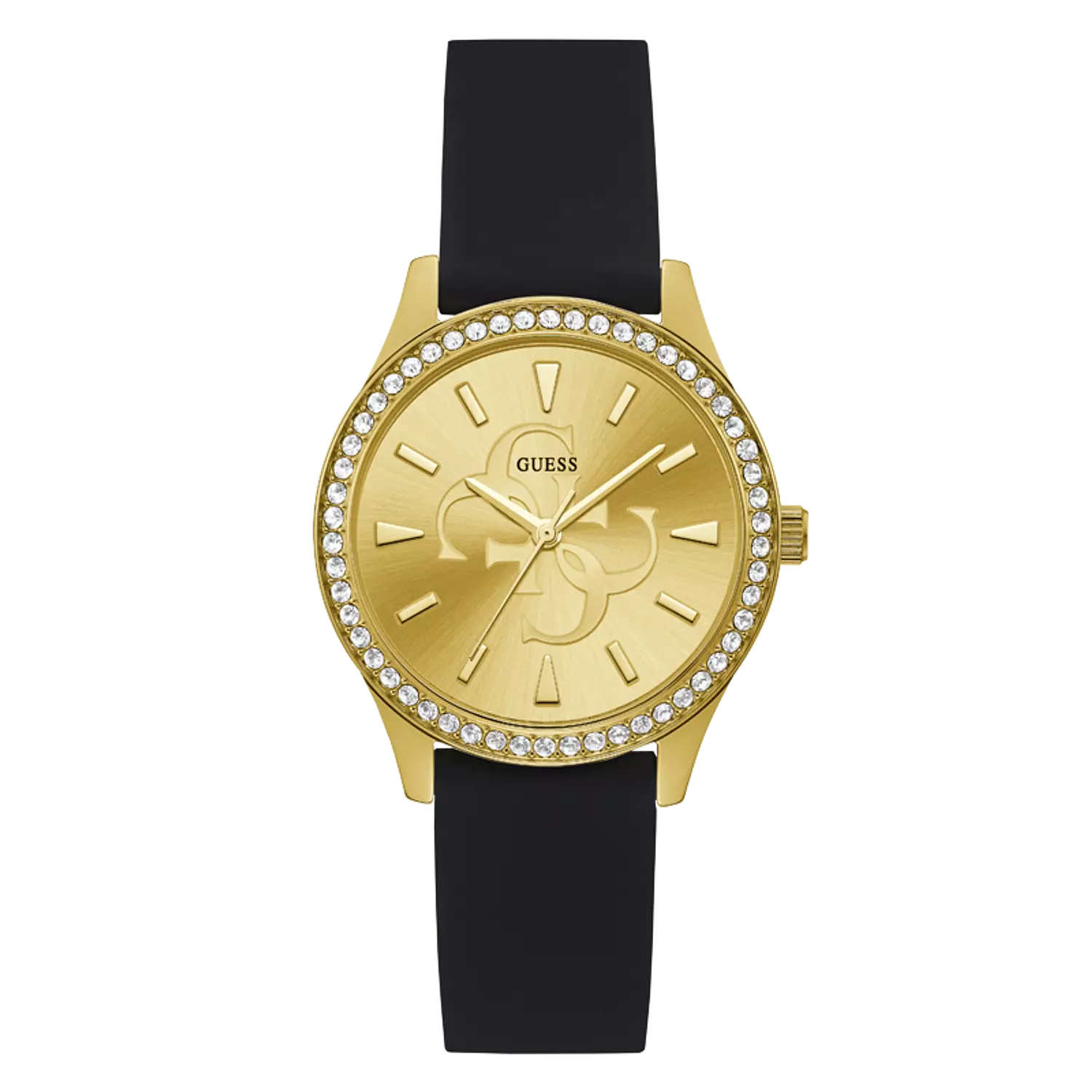 GUESS GW0359L1 Women's  Watch Gold Tone Silicone Strap image