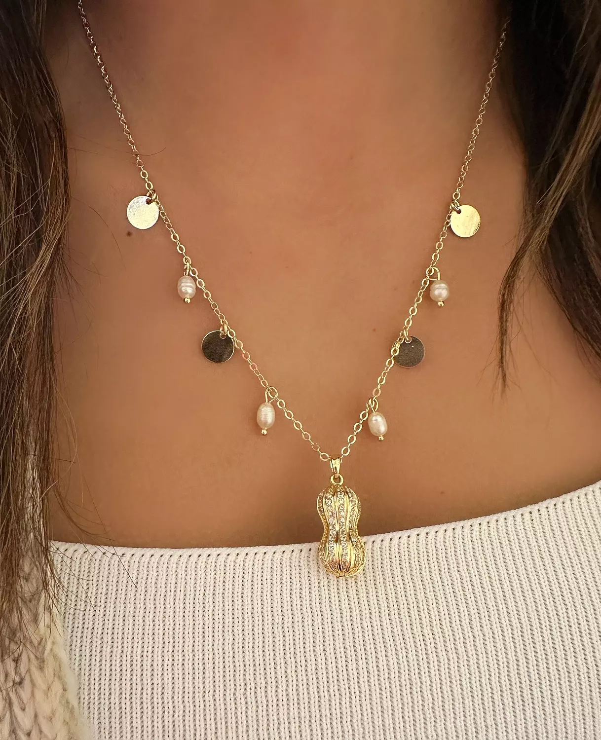 Peanut Chain necklace  hover image