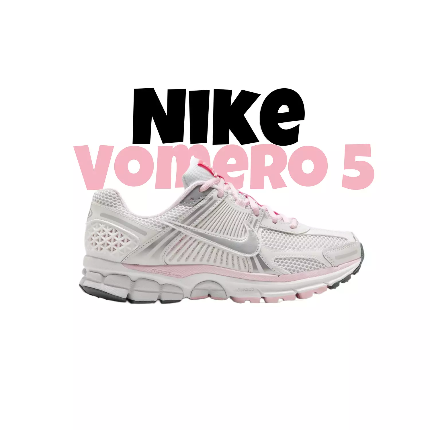 Nike Vomero 5 - White Pink  image