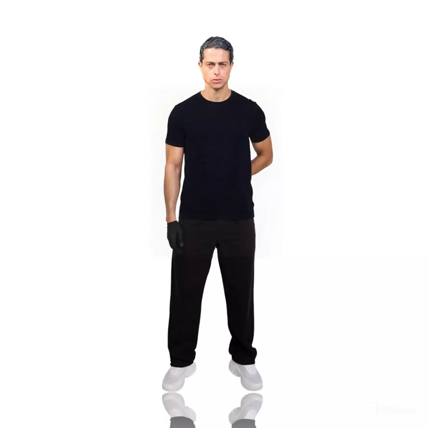 S3 Slim Fit T-Shirt – Black image