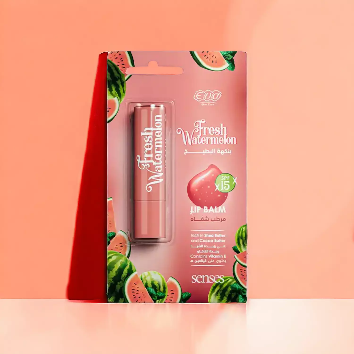 Eva Skin Care Senses Lip Balm - Fresh Watermelon 4 GM  image