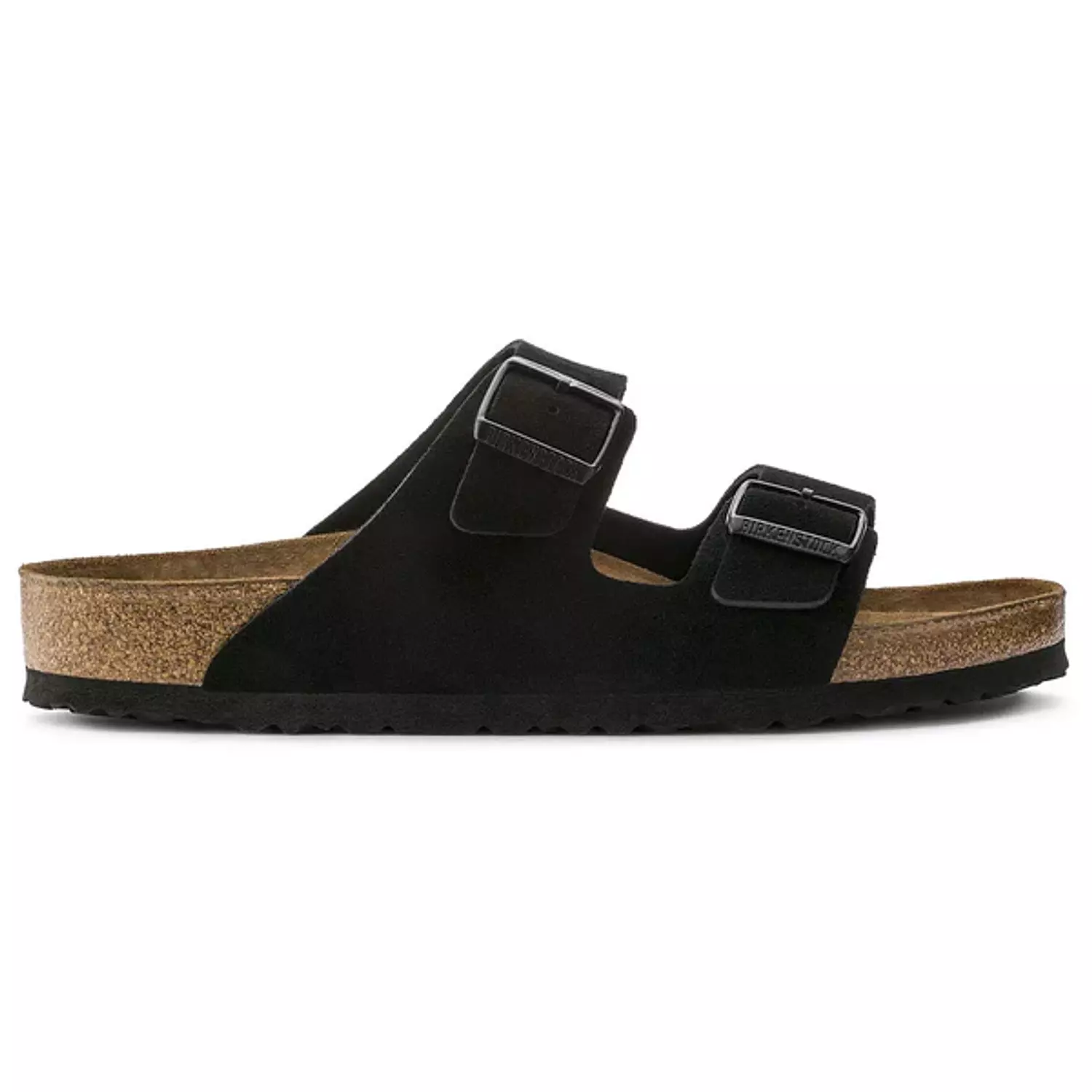 Birkenstock   Arizona   Suede   Leather   black image