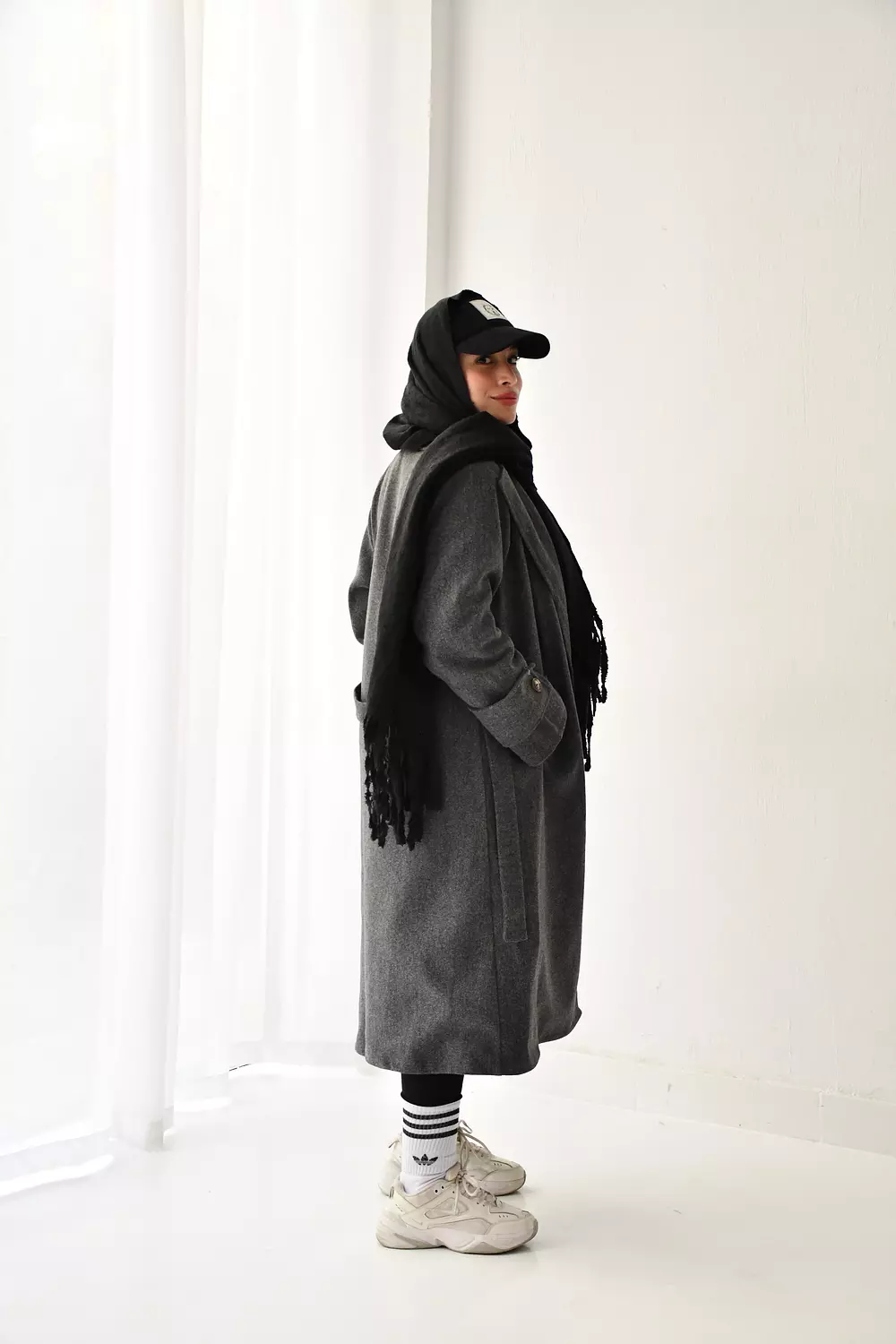 Gray wool coat  3