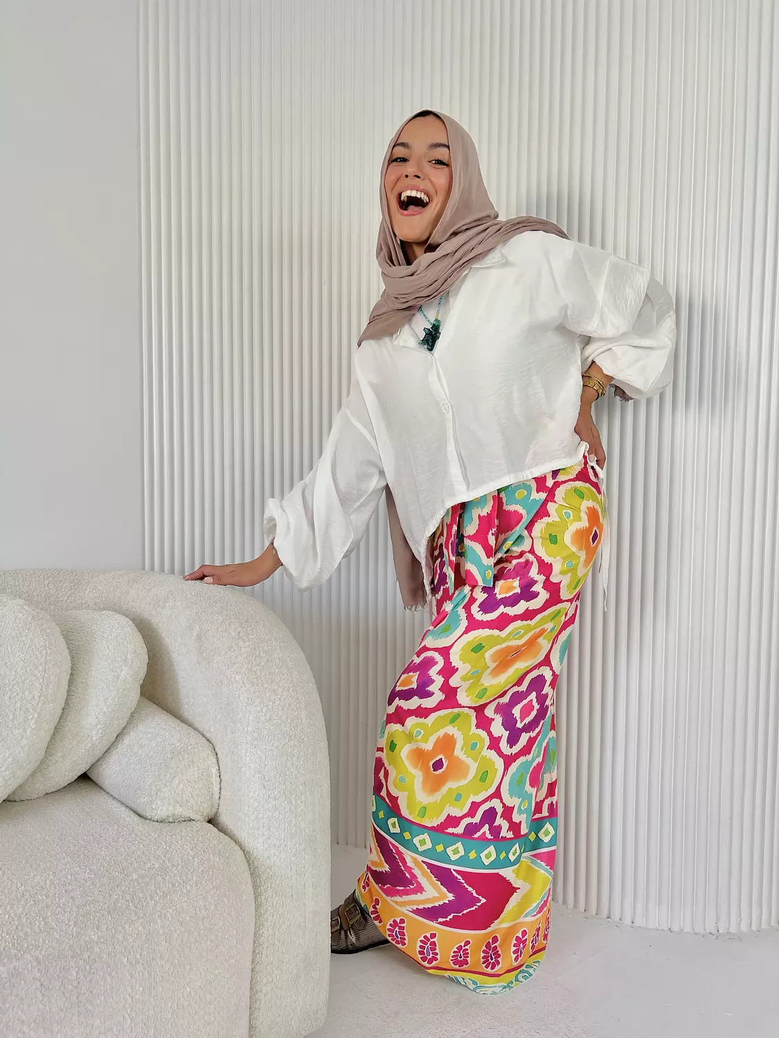 Tropical Wrap Skirt 5