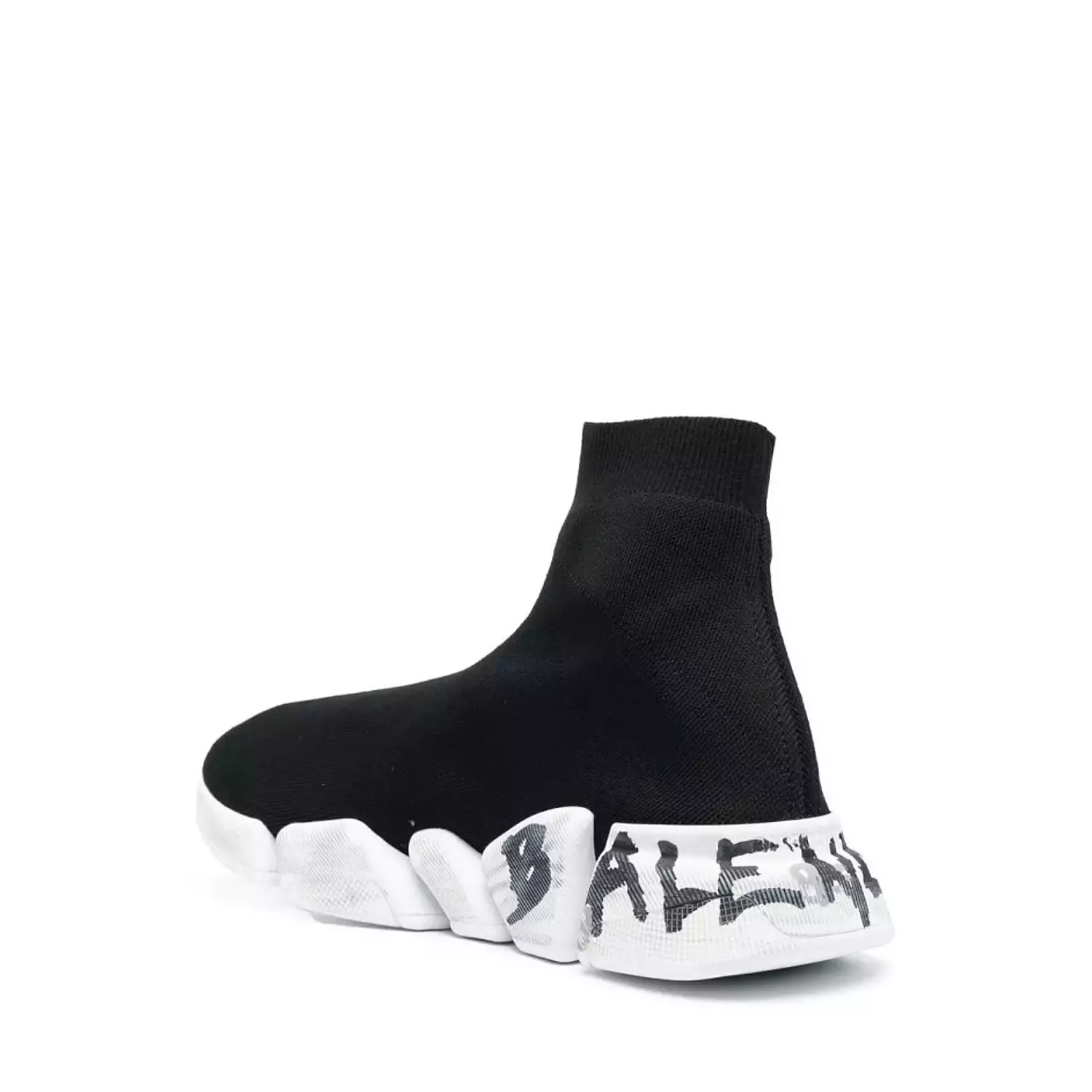 Balenciaga Speed 2.0 Graffiti Recycled Knit Black hover image