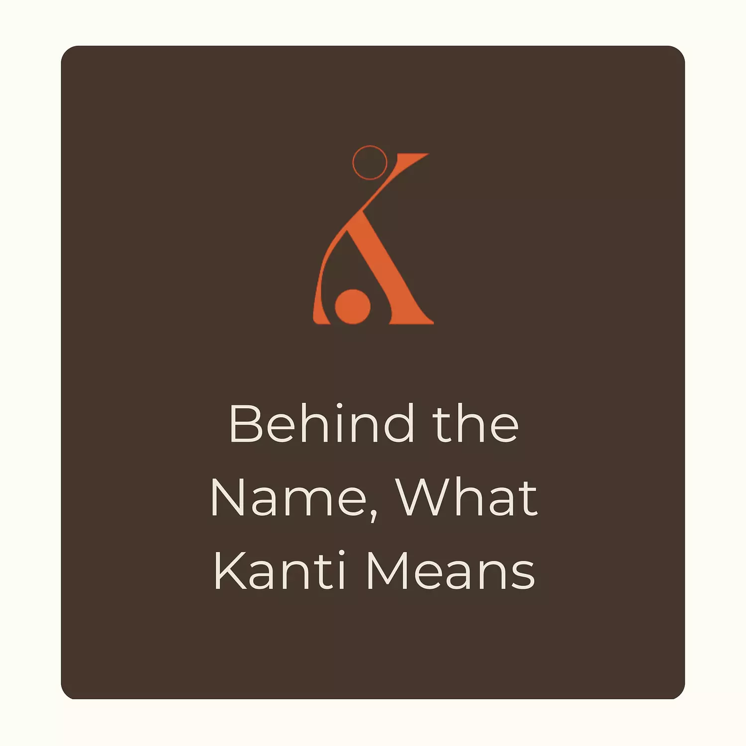 banner image for Kanti