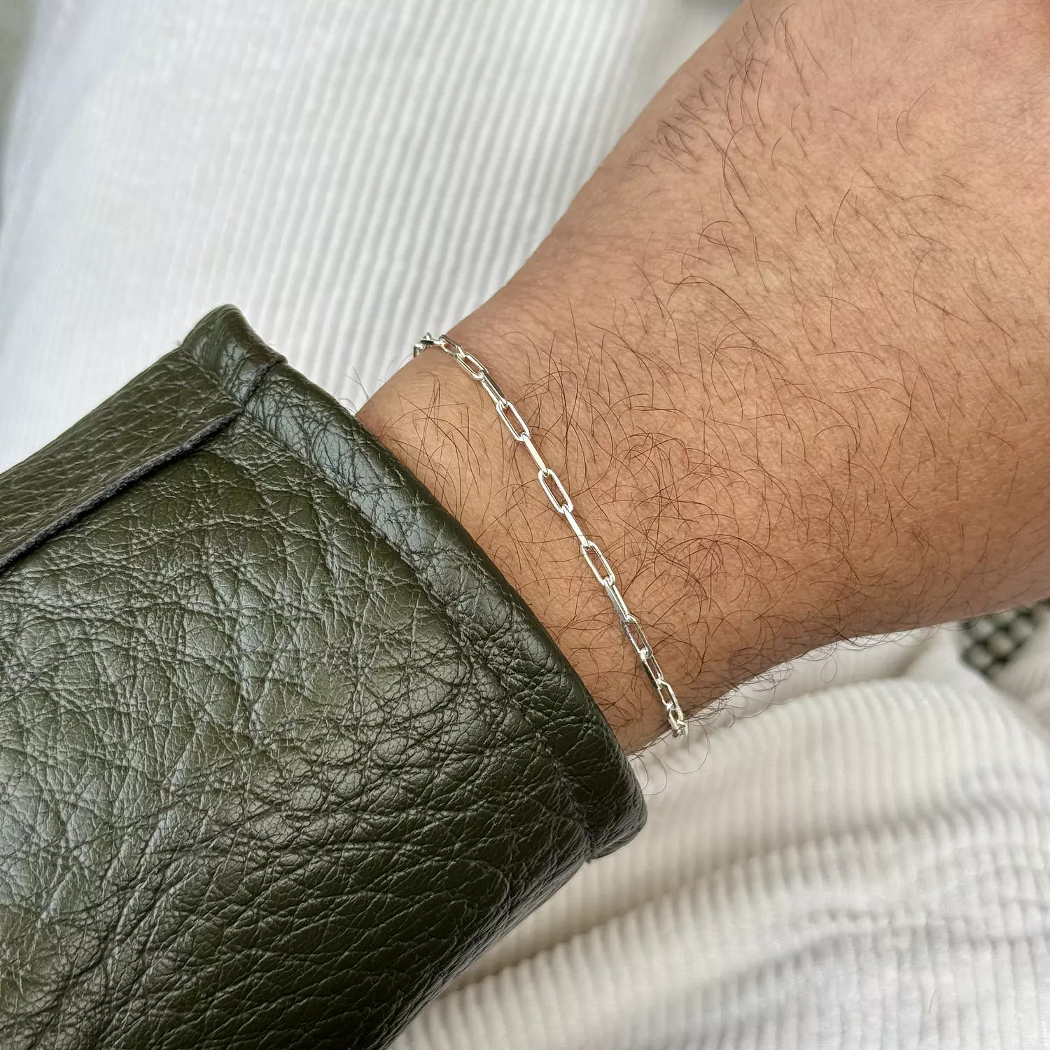 Clip Silver Bracelet image