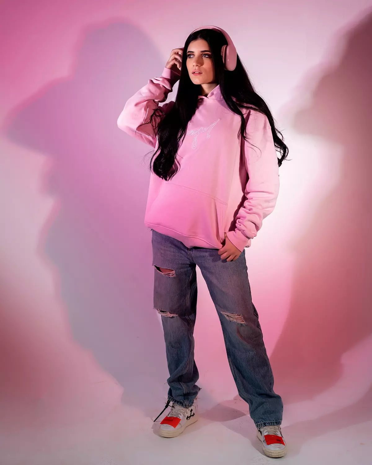  (THE LOSER WILL AGAIN !!) Pink hoodie  image