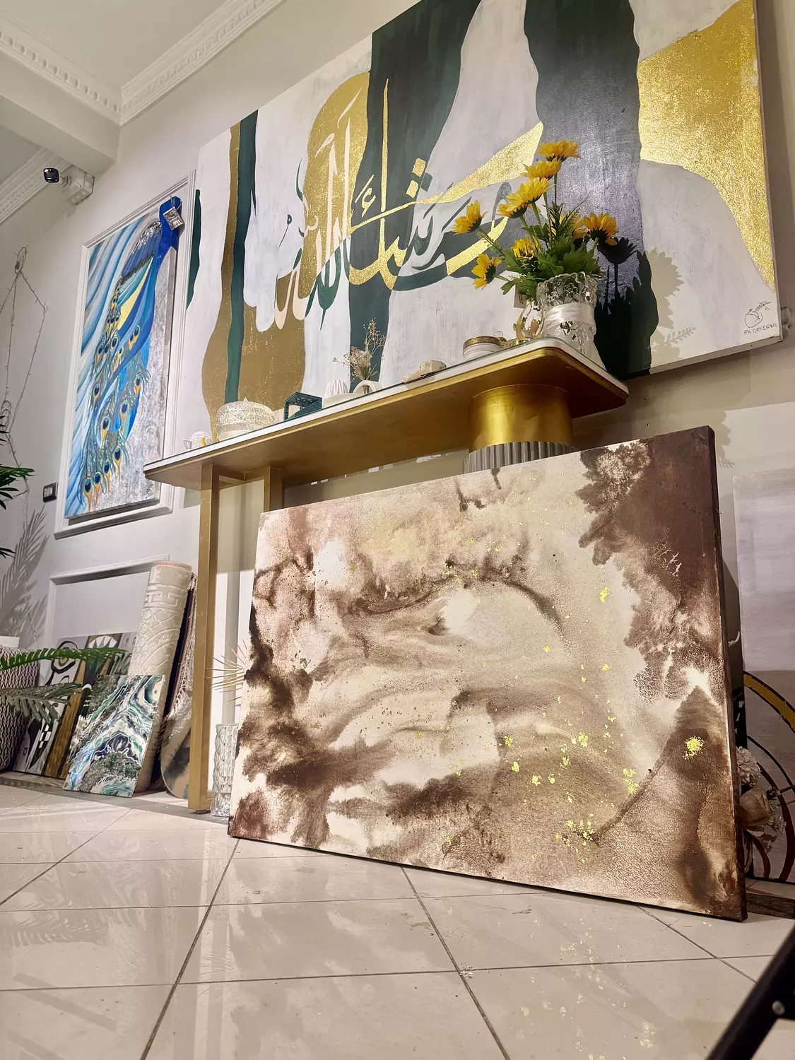 Brown Marble abstract 1