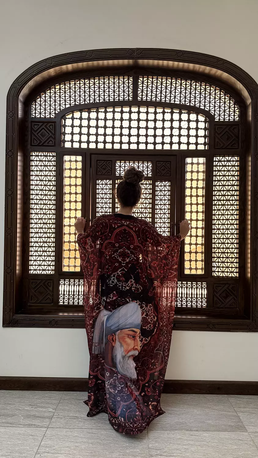 Wrapped in Rumi kimono 1