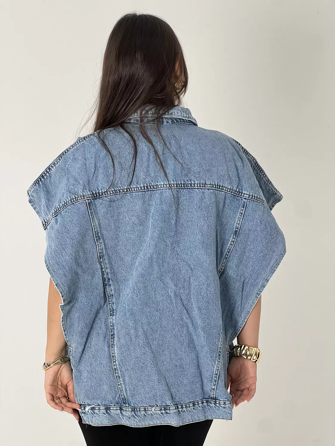 Denim vest light blue 5