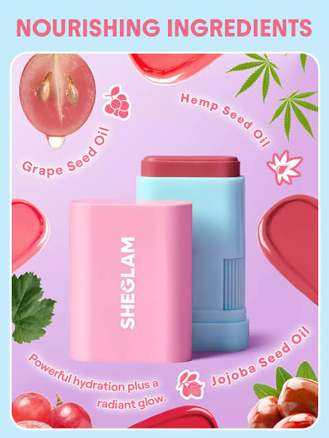SHEGLAM Glass Glow Blush Stick-Stunner hover image