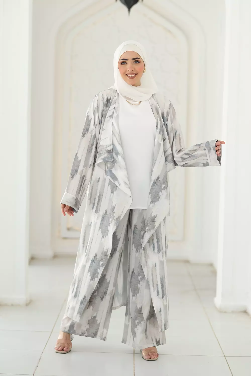 Smoke silver long set 2