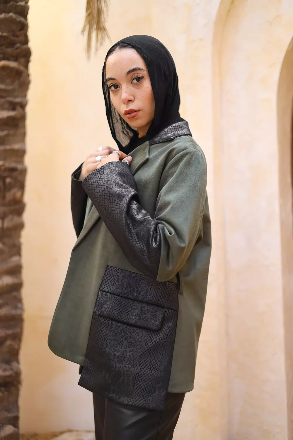 Seude leather jacket 1