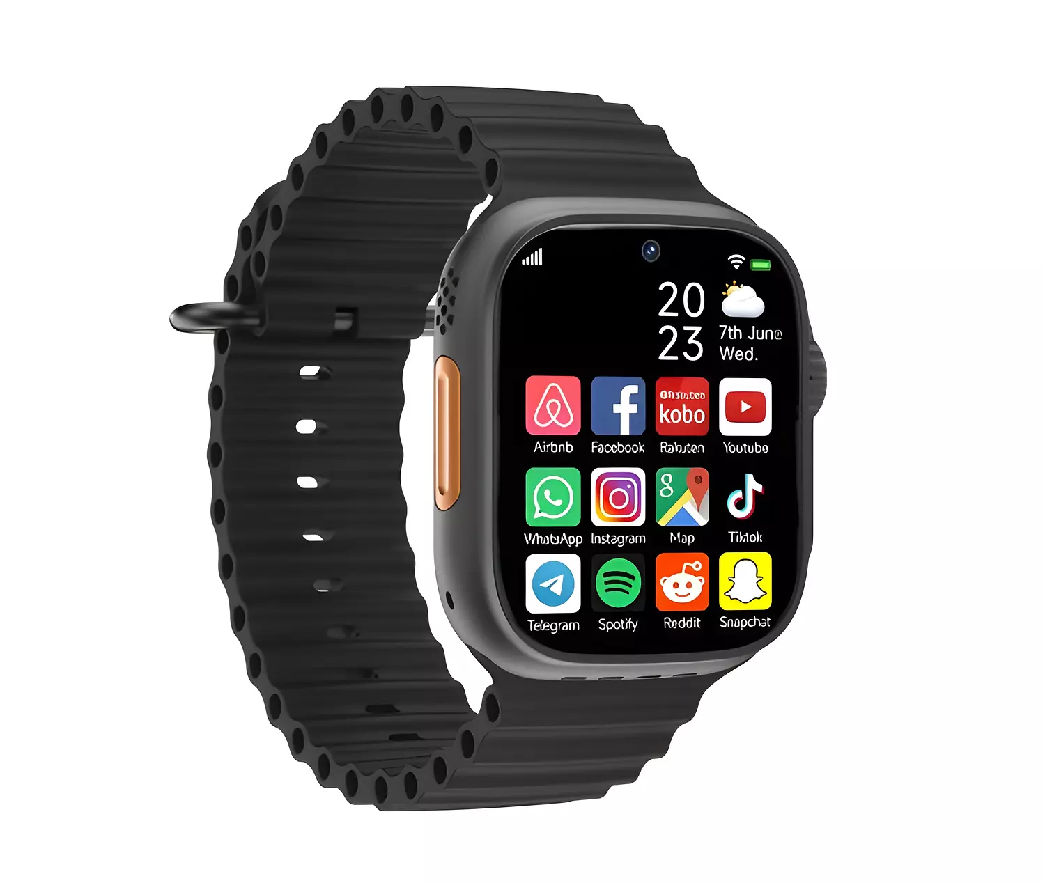 T2000 Ultra 2 Smart Watch with a Large 2.08-inch Display, Wireless Charging  image