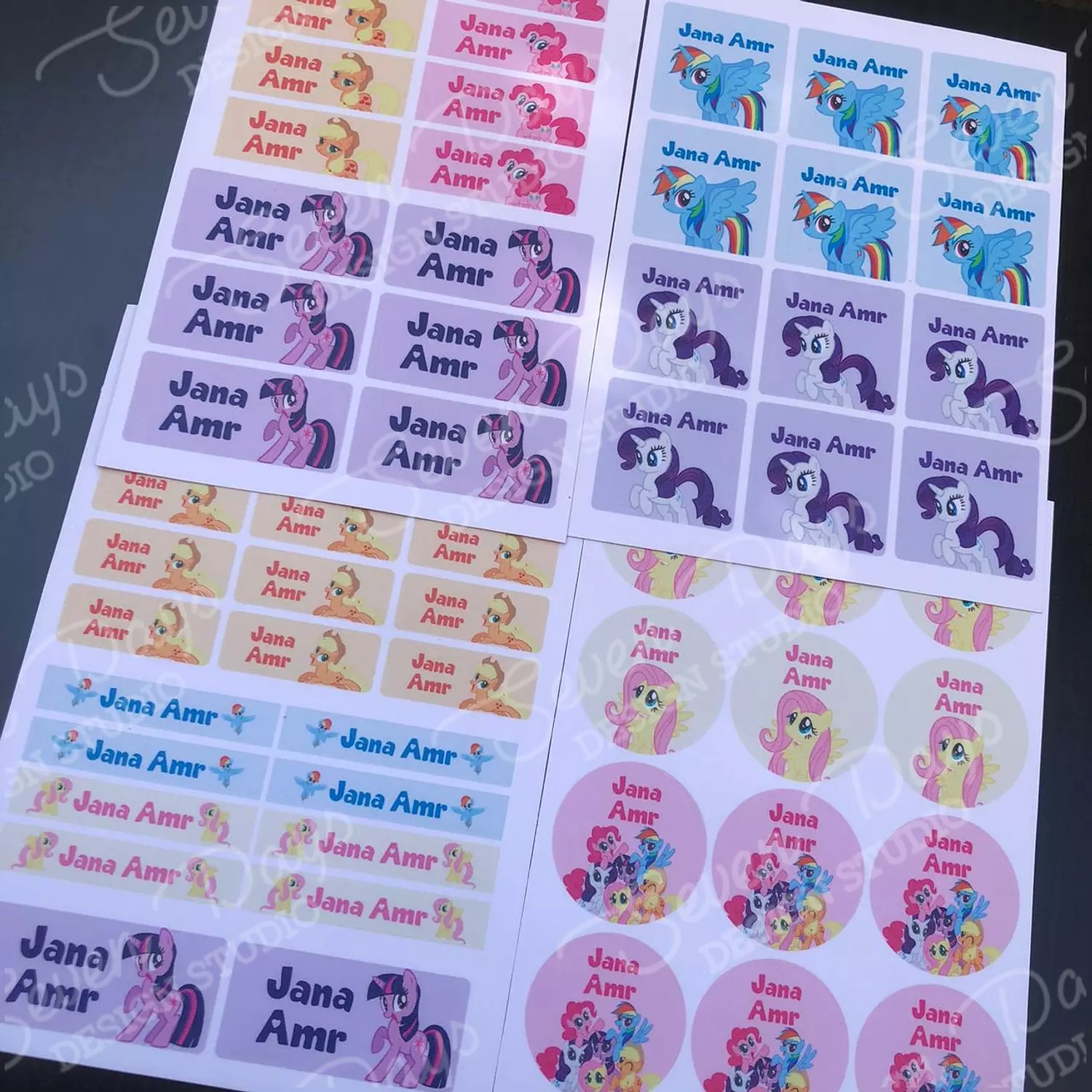 My Little Pony School Labels 4