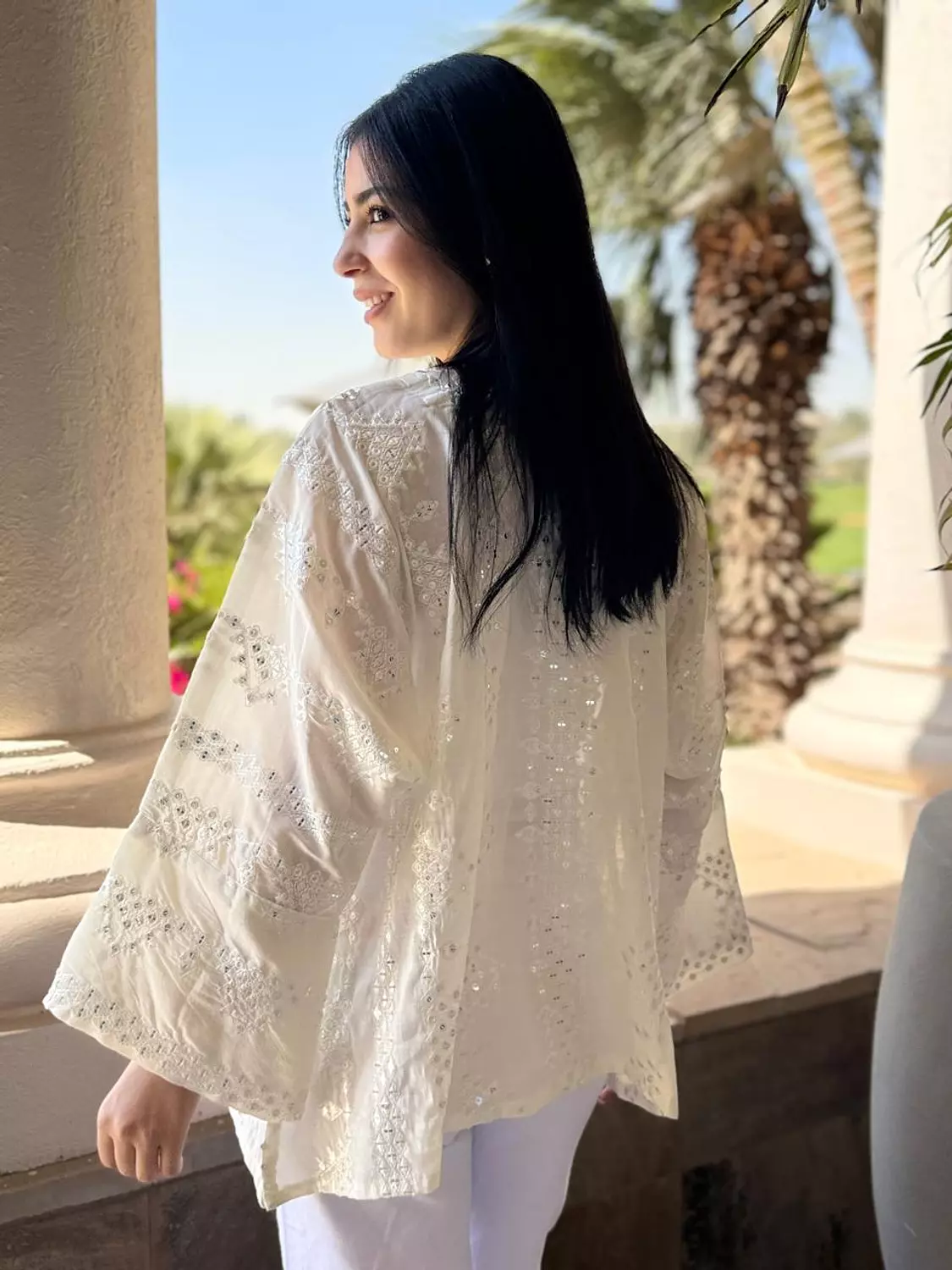WHITE FOILE JACKET hover image
